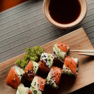 Aula de cozinha japonesa caseira