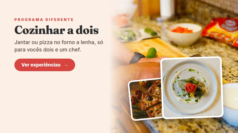 Cozinha Quintal — Cozinhar a dois